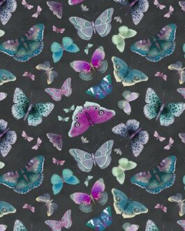 Midnight garden – Butterflies all over